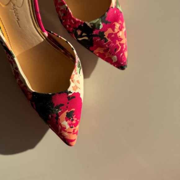 Jessica Simpson Vibrant Floral Heels - Picture 7 of 9